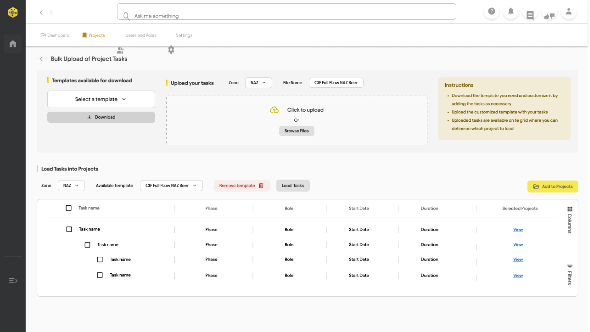 Bulk Upload Module