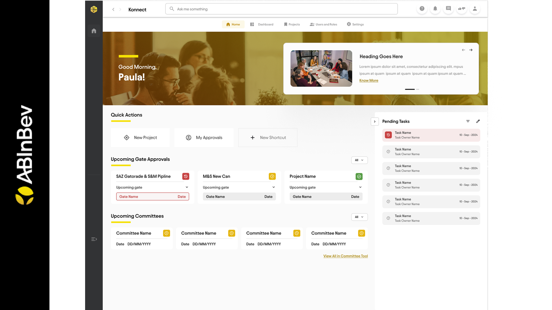 ABInBev Product Lifecycle & Committee Management