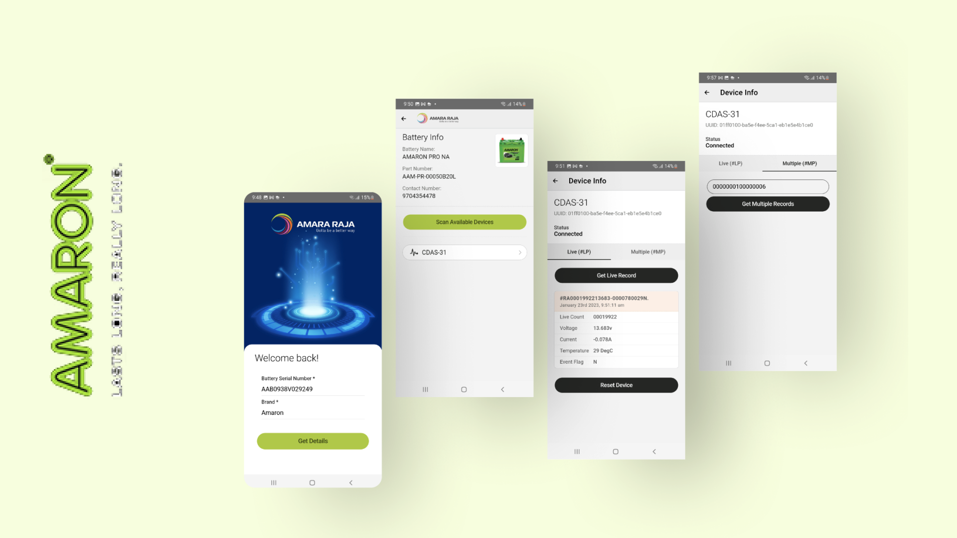 Amara Raja Smart Battery Monitor